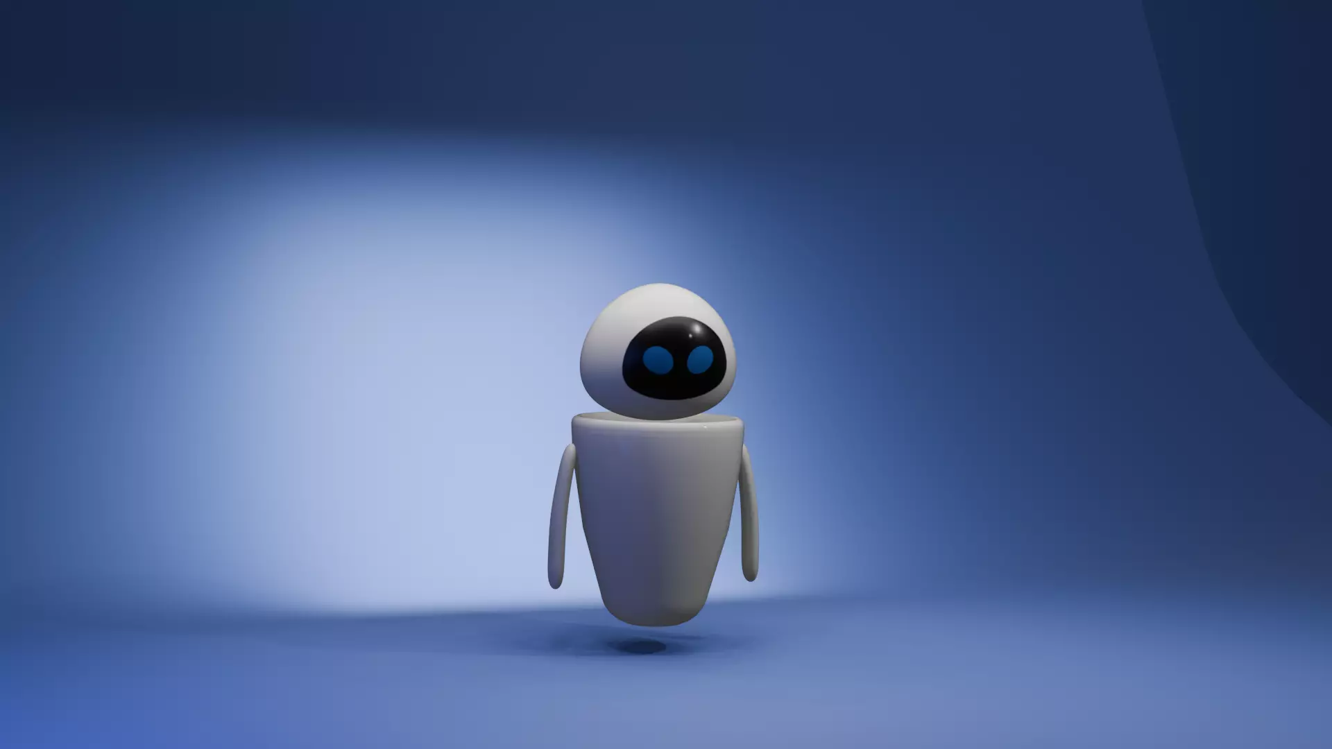 EVE Robot Model from WallE  3D model_0