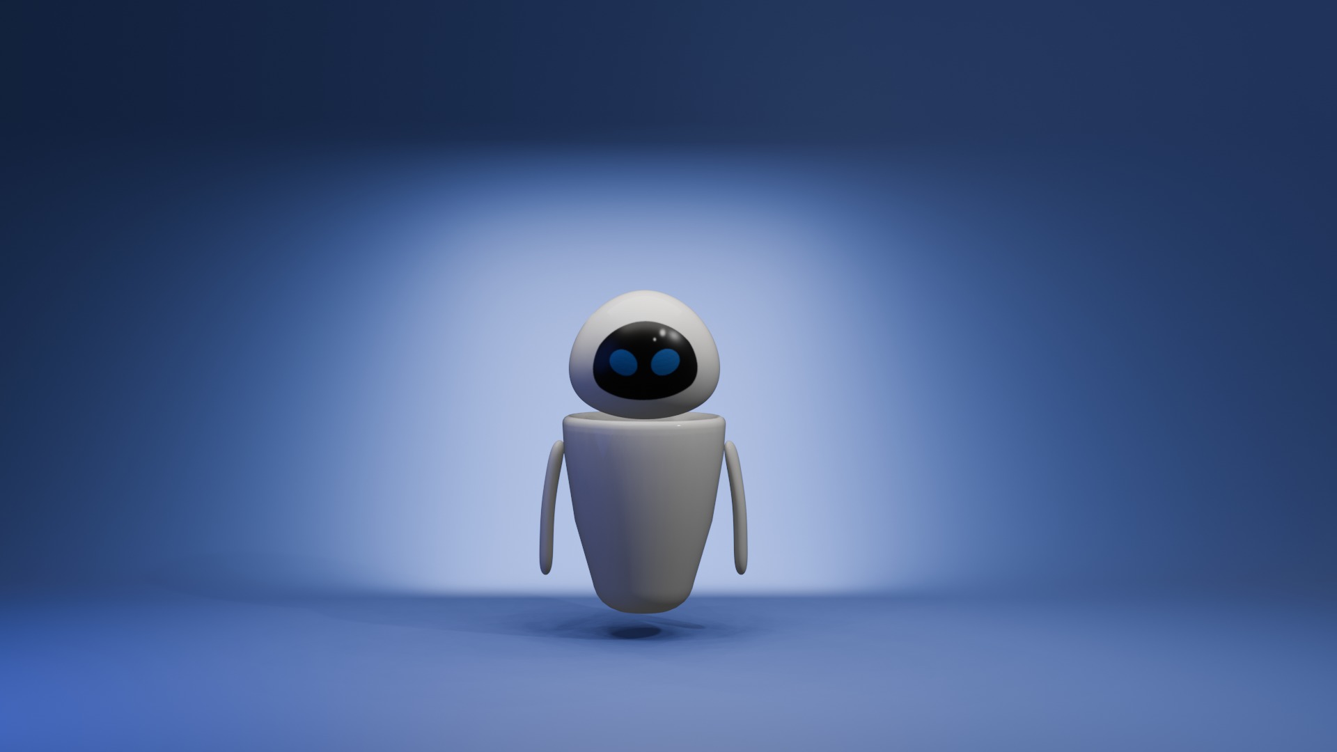 EVE Robot Model from WallE  3D model_1