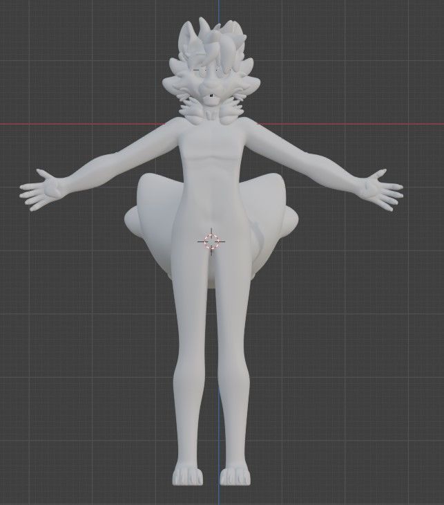 Raccoon character 3D model with rig 3D model_1