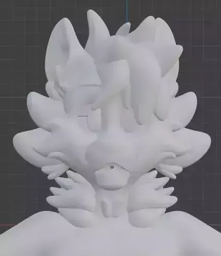 Raccoon character 3D model with rig