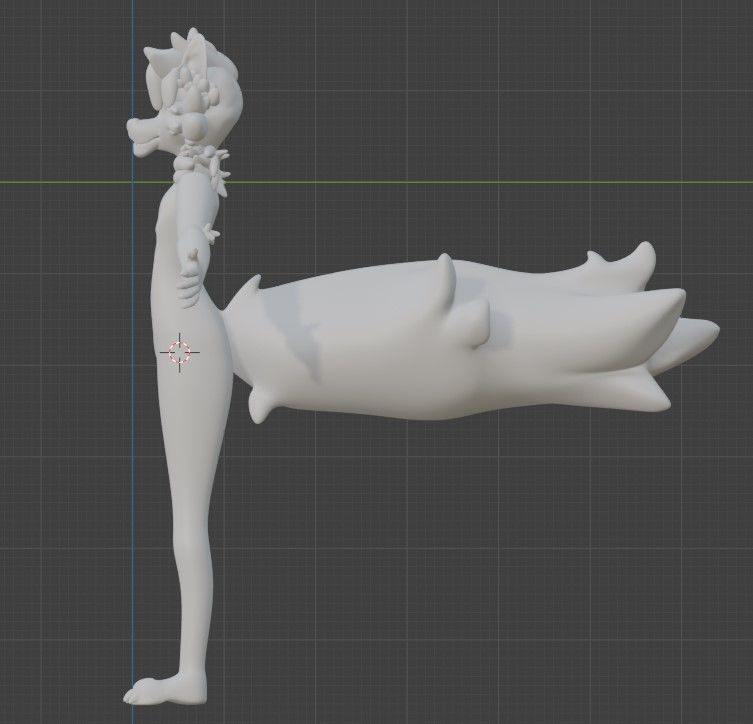 Raccoon character 3D model with rig 3D model_3