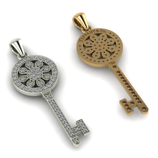 Pendant Key N011130 3D print model_1