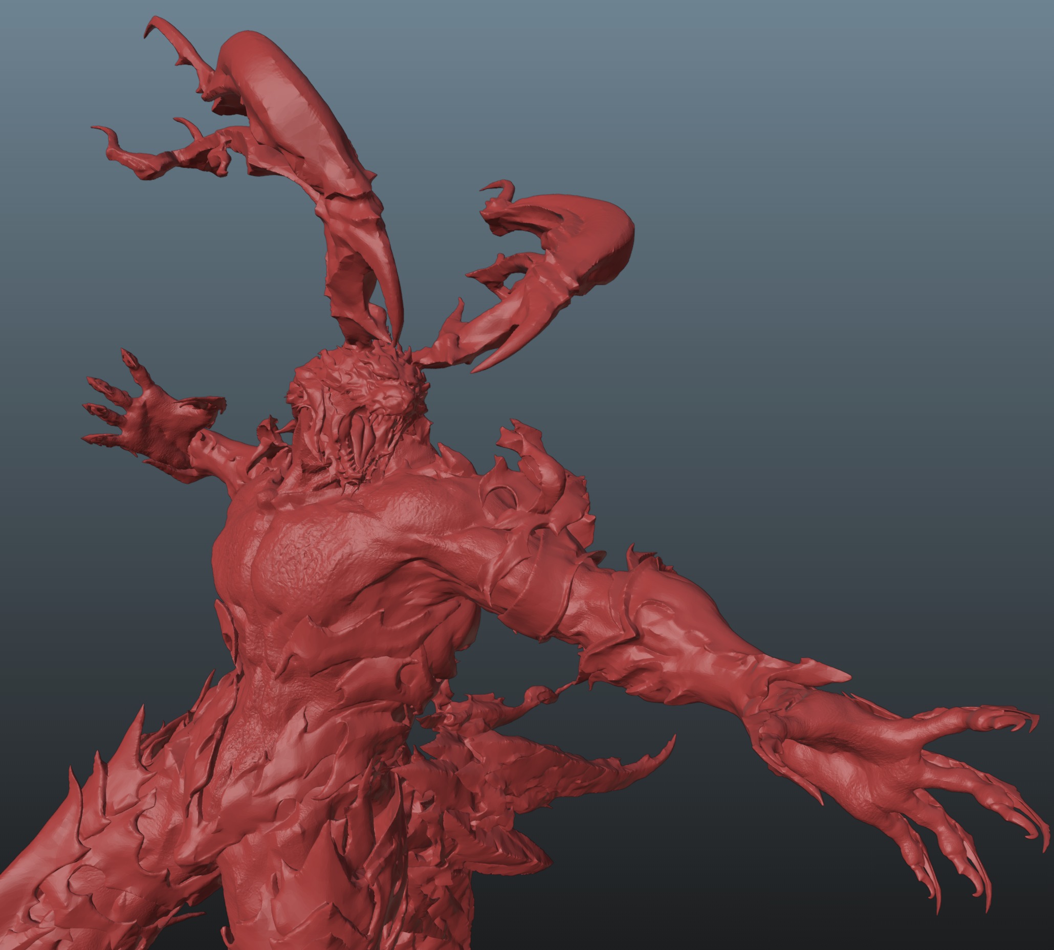 Final Fantasy XVI Ifrit 3D print model_4