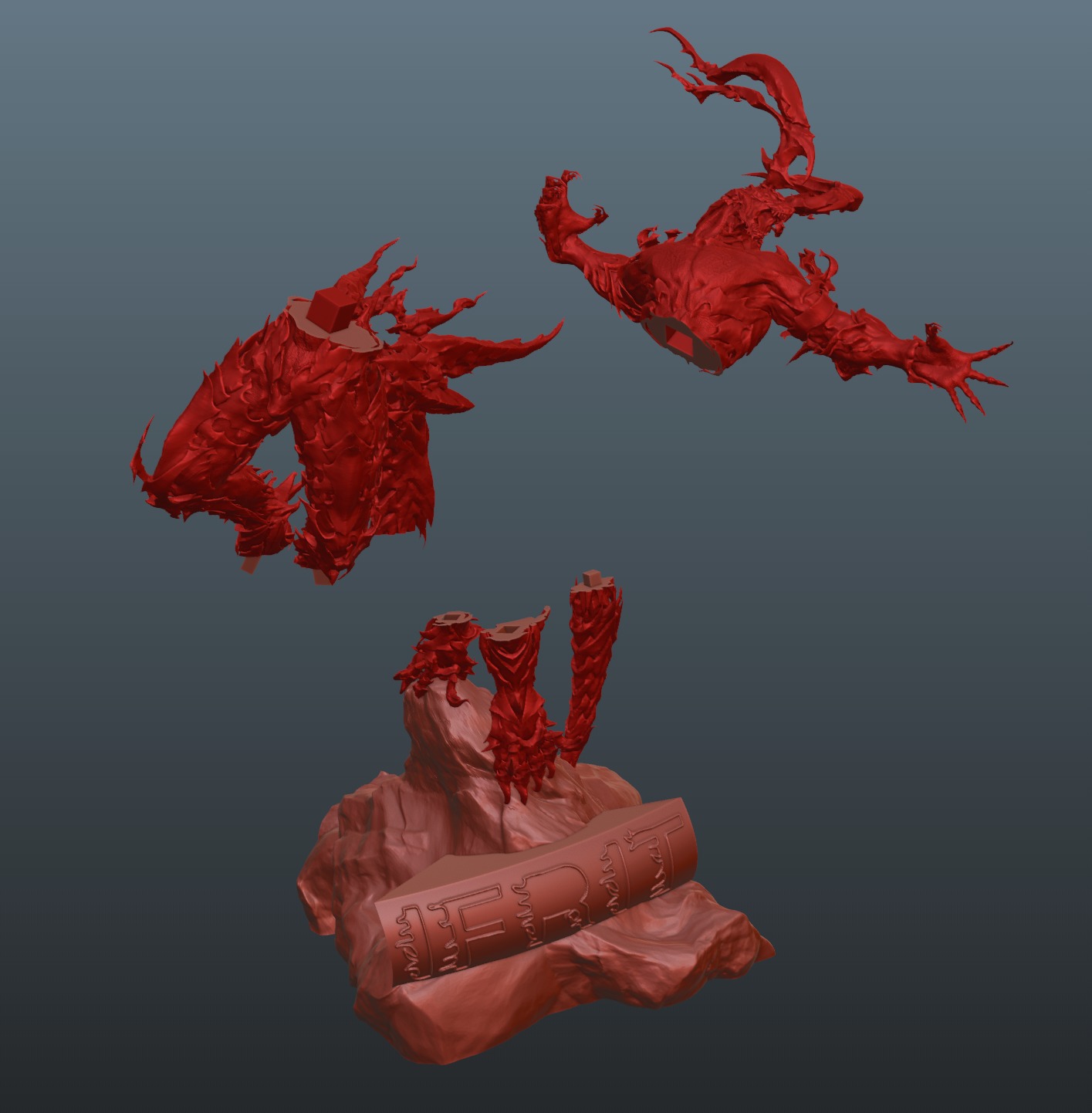 Final Fantasy XVI Ifrit 3D print model_5