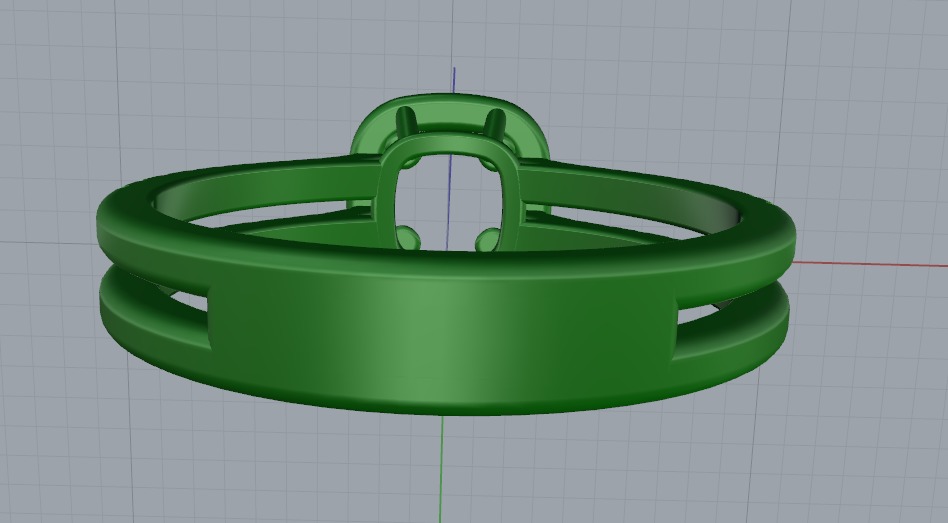 Ring N011121 3D print model_4