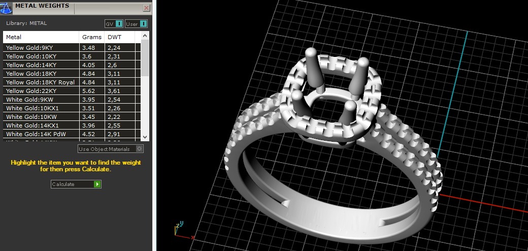 Ring N011121 3D print model_8