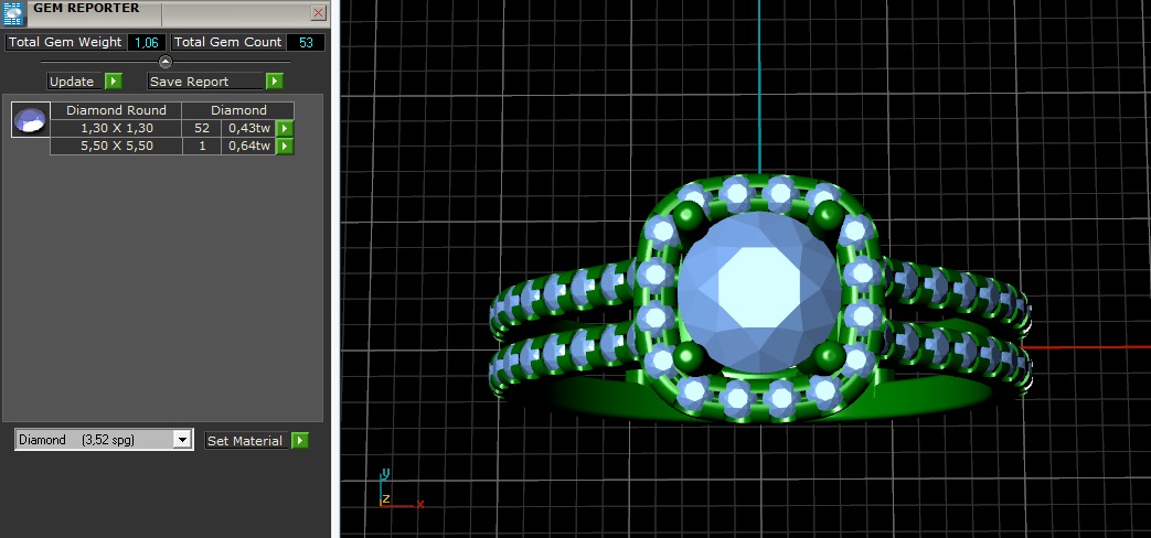 Ring N011121 3D print model_9