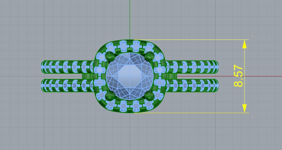 Ring N011121 3D print model_7