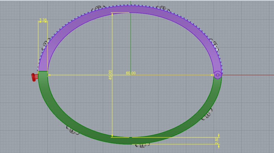 Bracelet N011101 3D print model_6