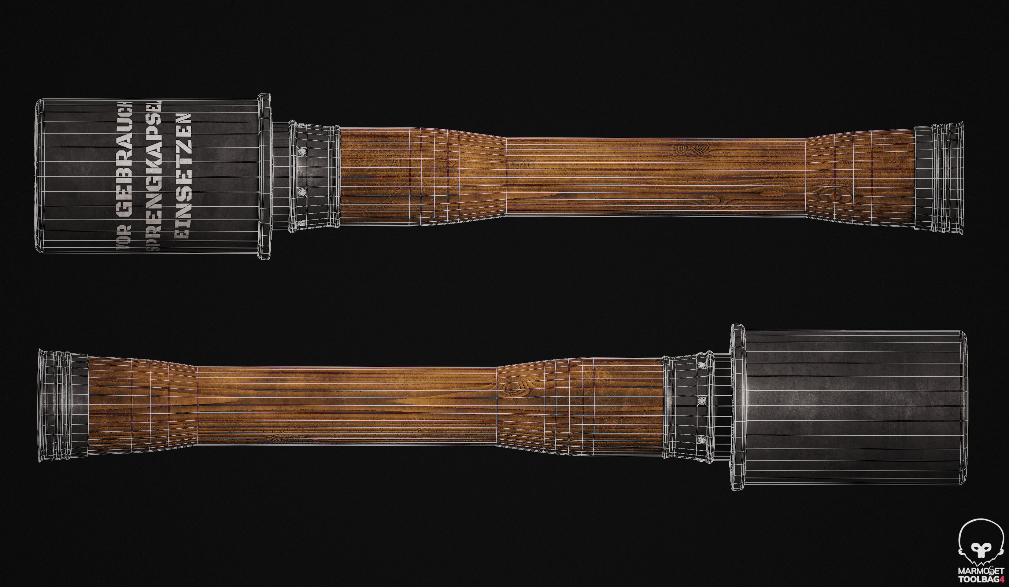 M24 Grenade Bag 3D Model 3D model_6