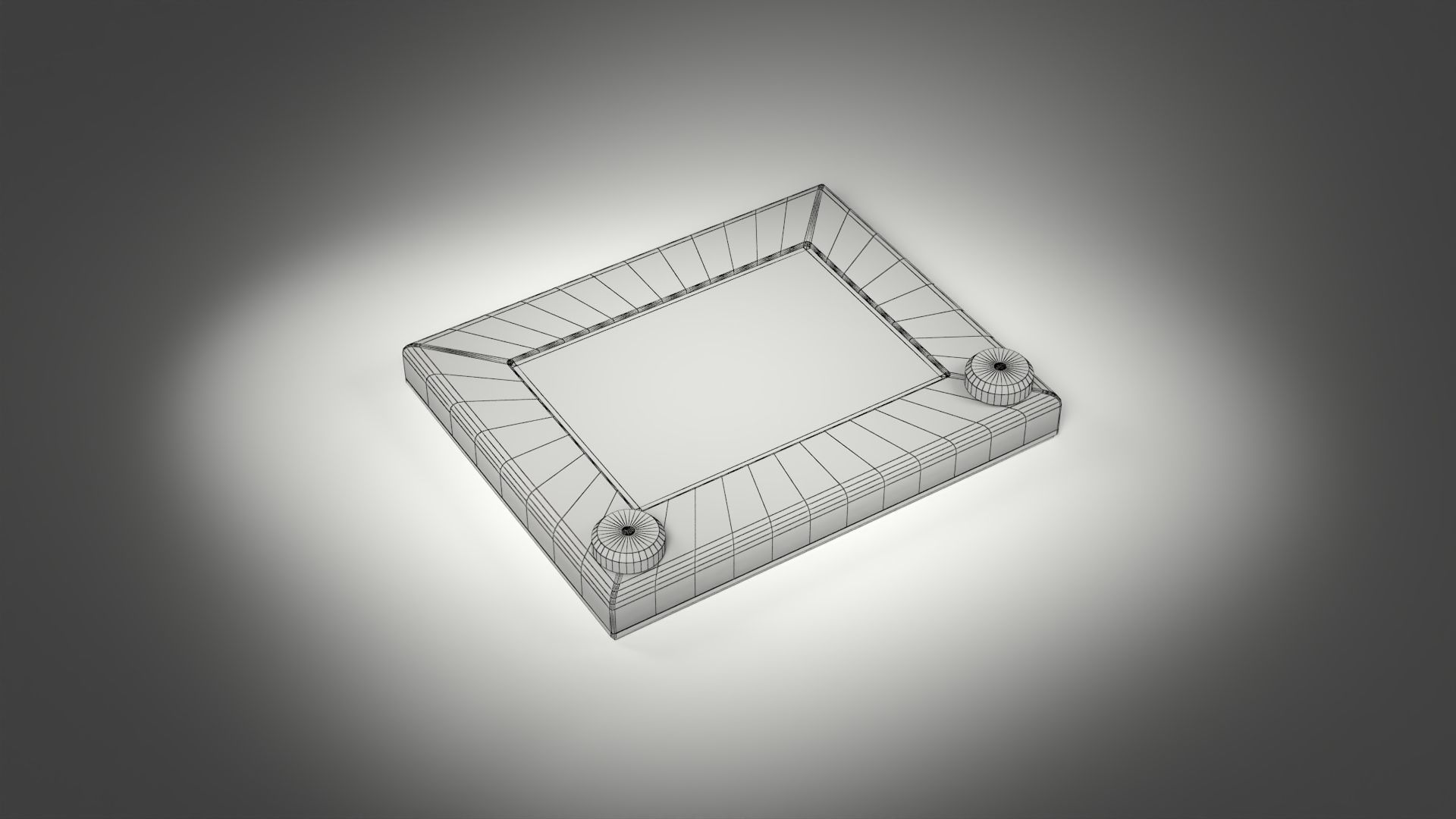 Etch A Sketch Low-poly 3D model_8