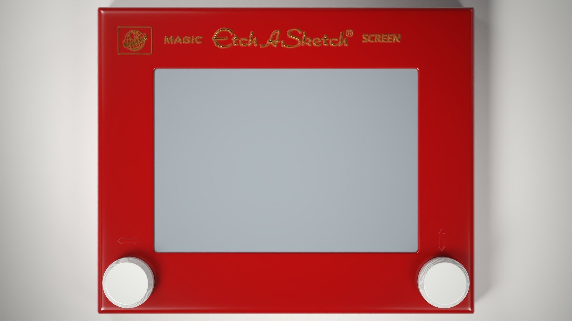 Etch A Sketch Low-poly 3D model_4