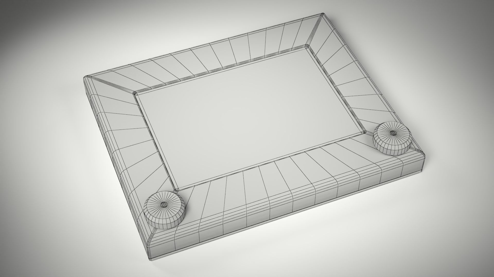 Etch A Sketch Low-poly 3D model_2