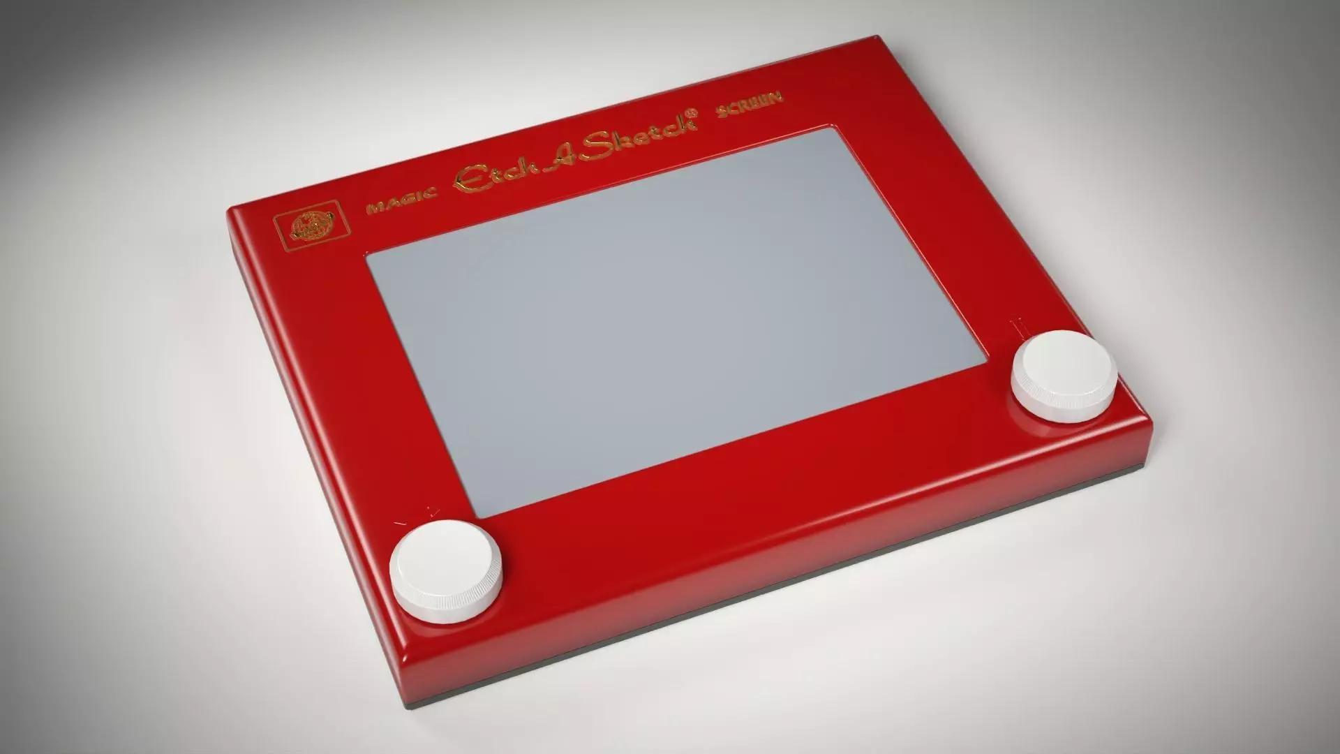 Etch A Sketch Low-poly 3D model_0