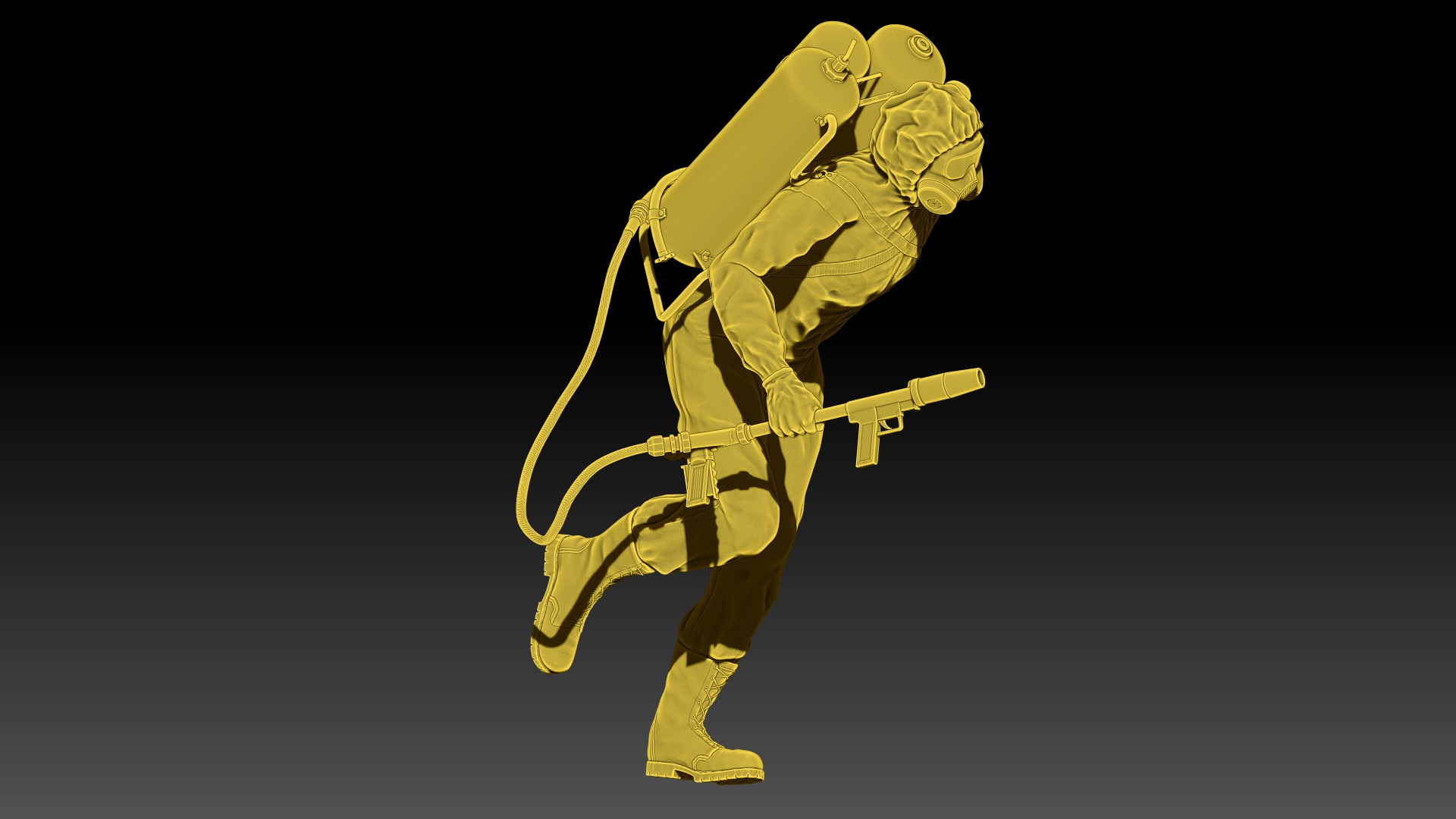 Flamethrower soldiers 3D print model_8