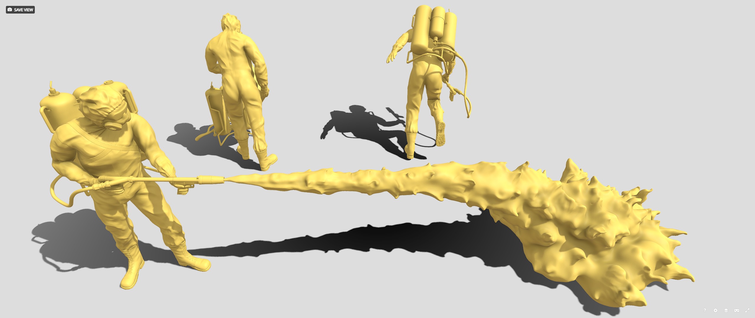 Flamethrower soldiers 3D print model_7