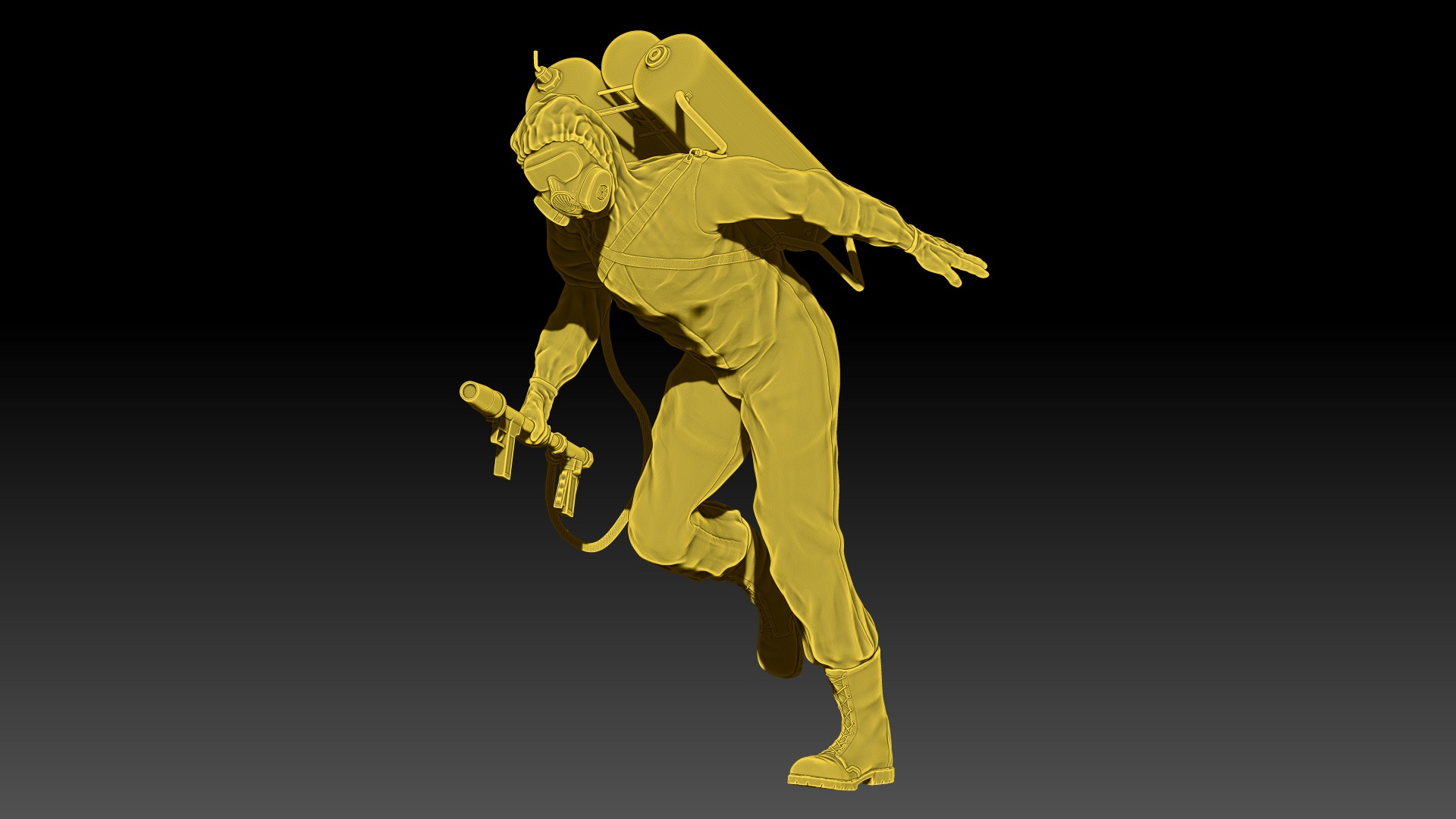 Flamethrower soldiers 3D print model_10