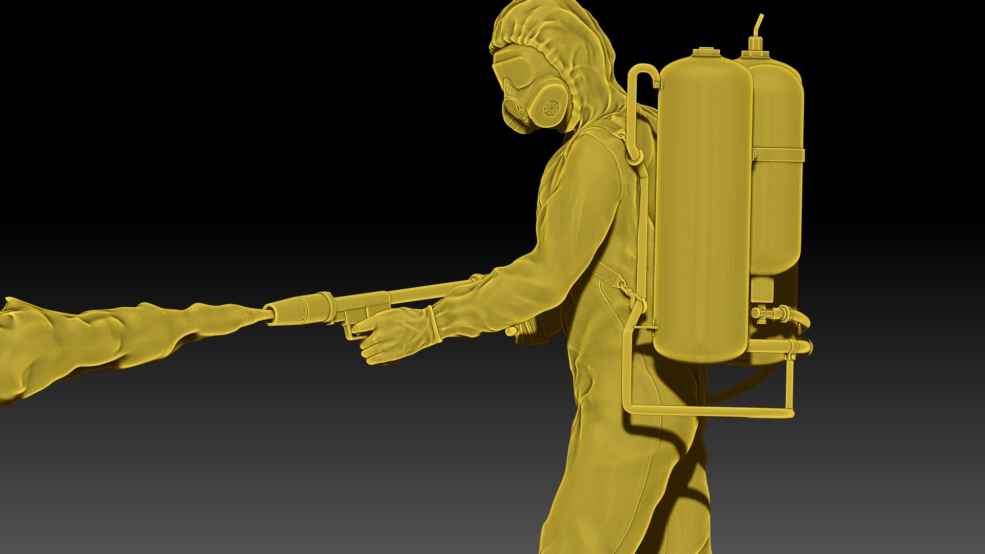 Flamethrower soldiers 3D print model_4
