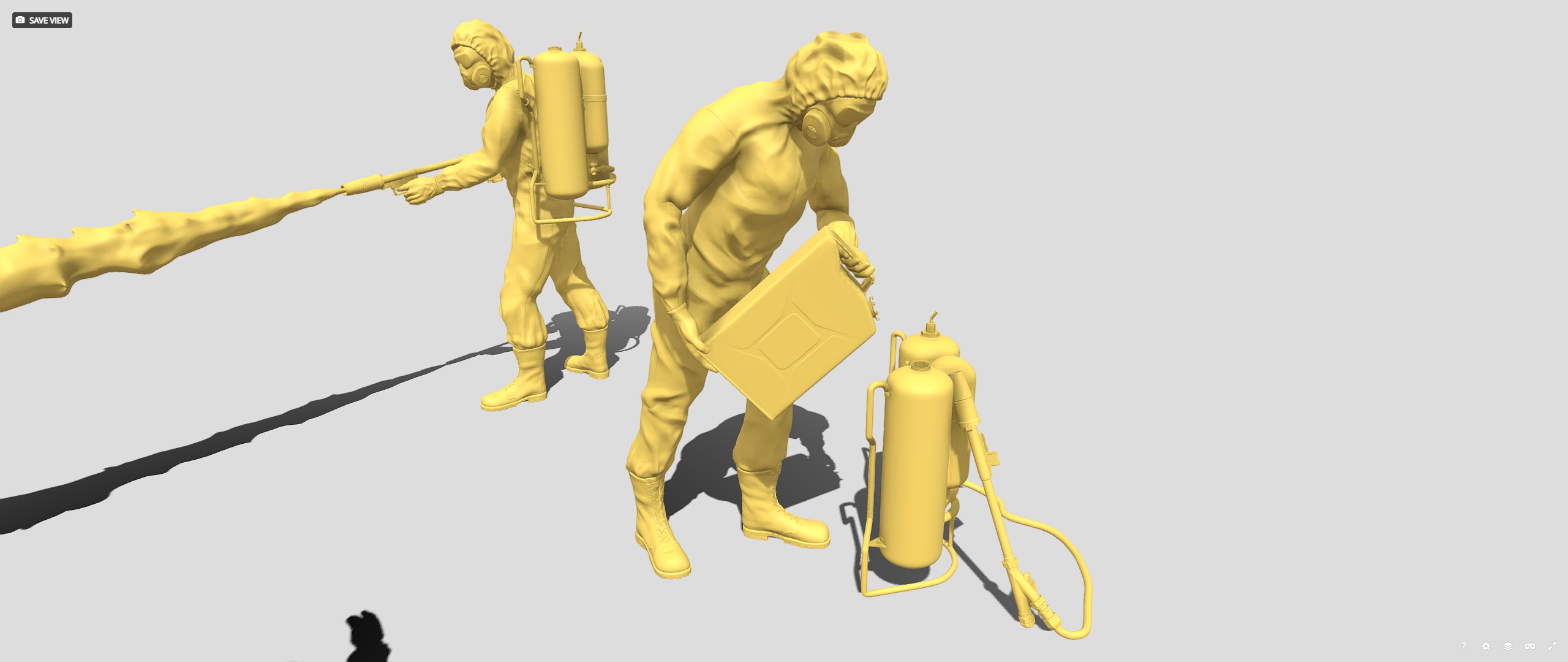 Flamethrower soldiers 3D print model_16