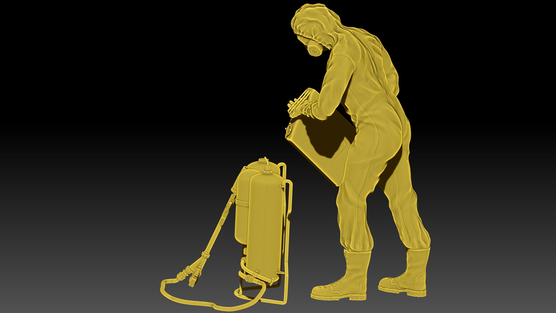 Flamethrower soldiers 3D print model_14