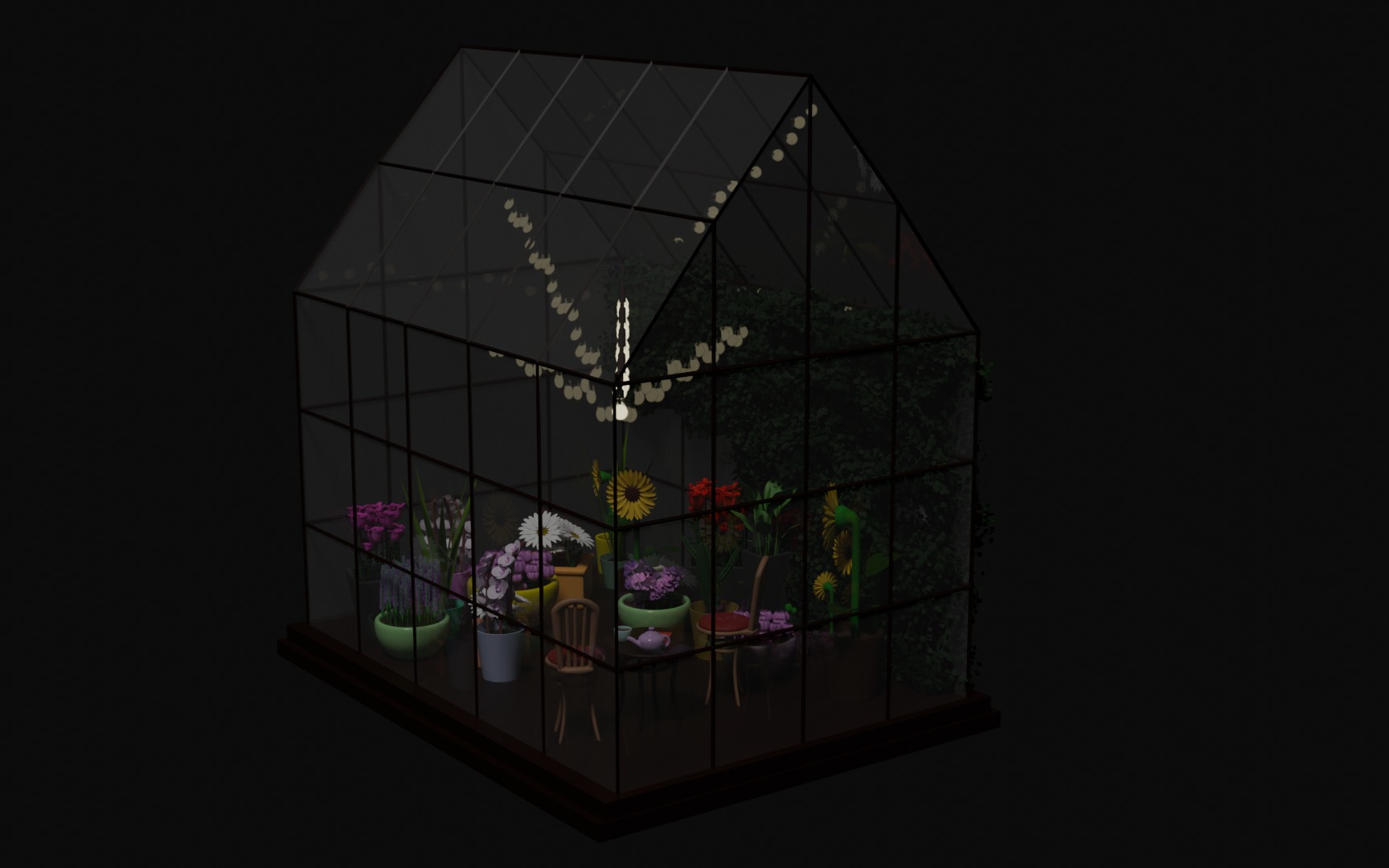 Greenhouse 3D model_2