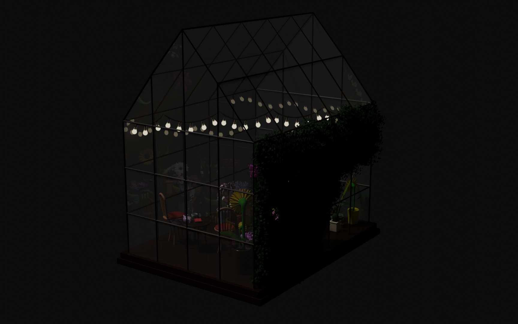 Greenhouse 3D model_3