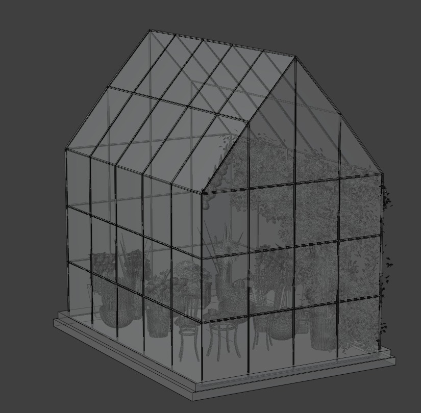 Greenhouse 3D model_23