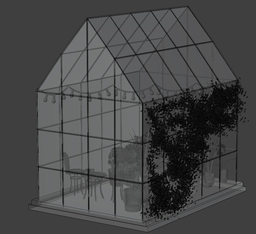 Greenhouse 3D model_21