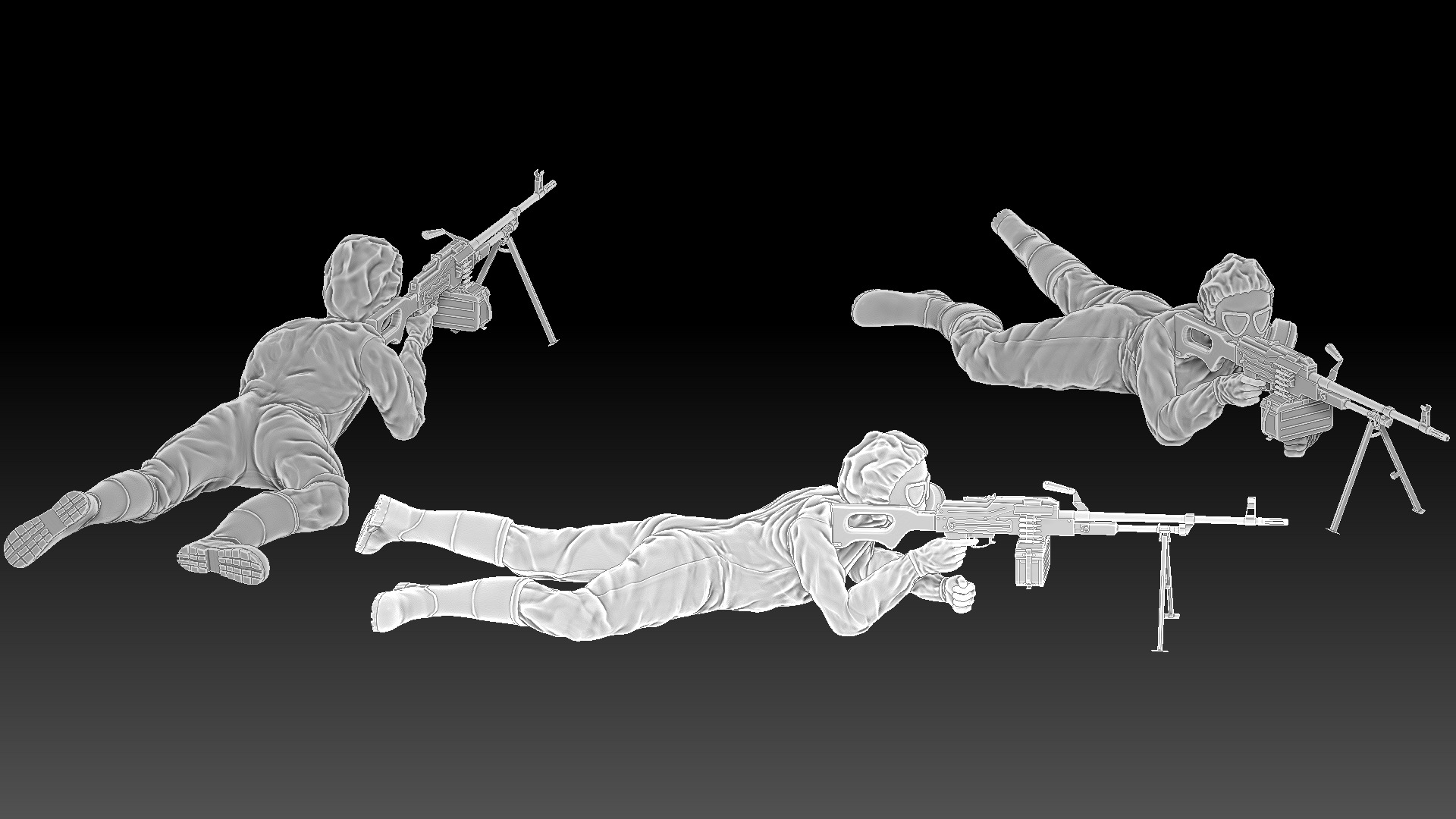 Soldiers for 3d printing 3D Model Collection_47