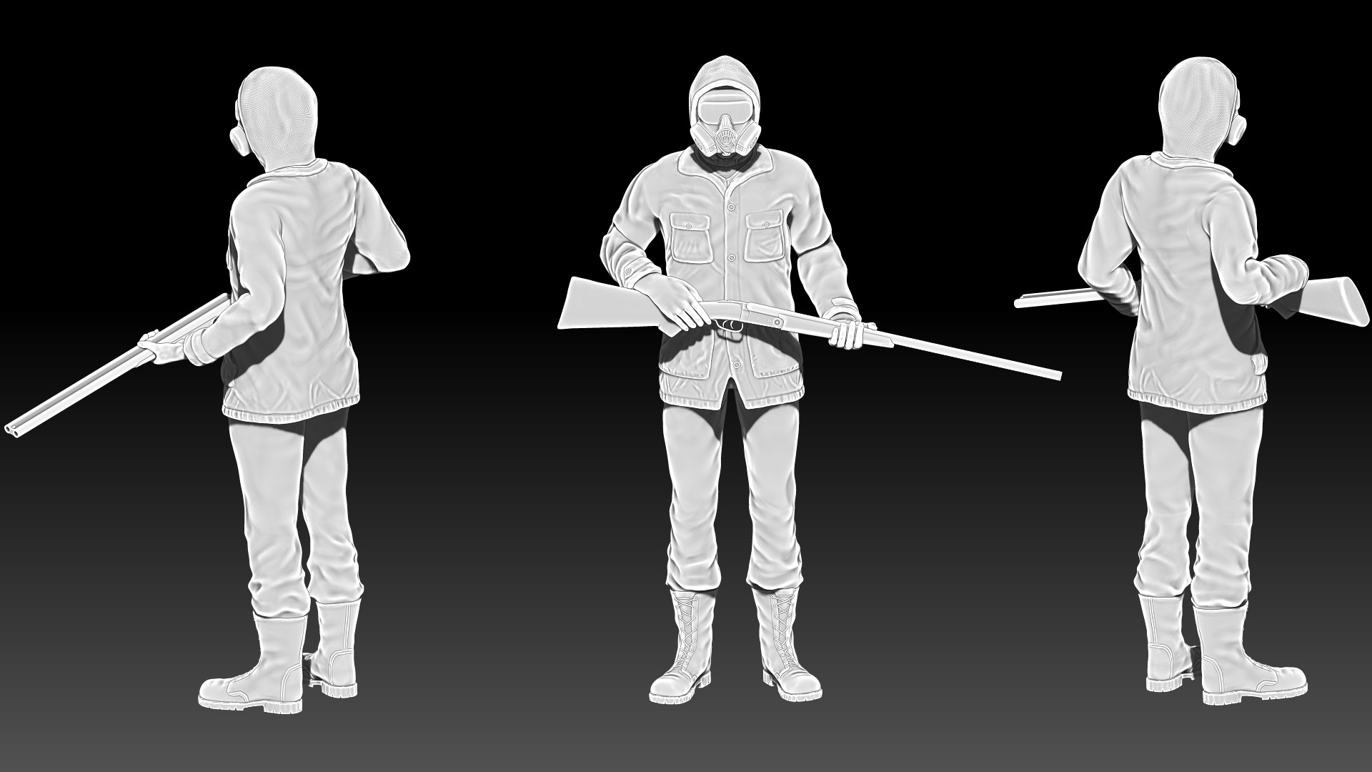 Soldiers for 3d printing 3D Model Collection_43