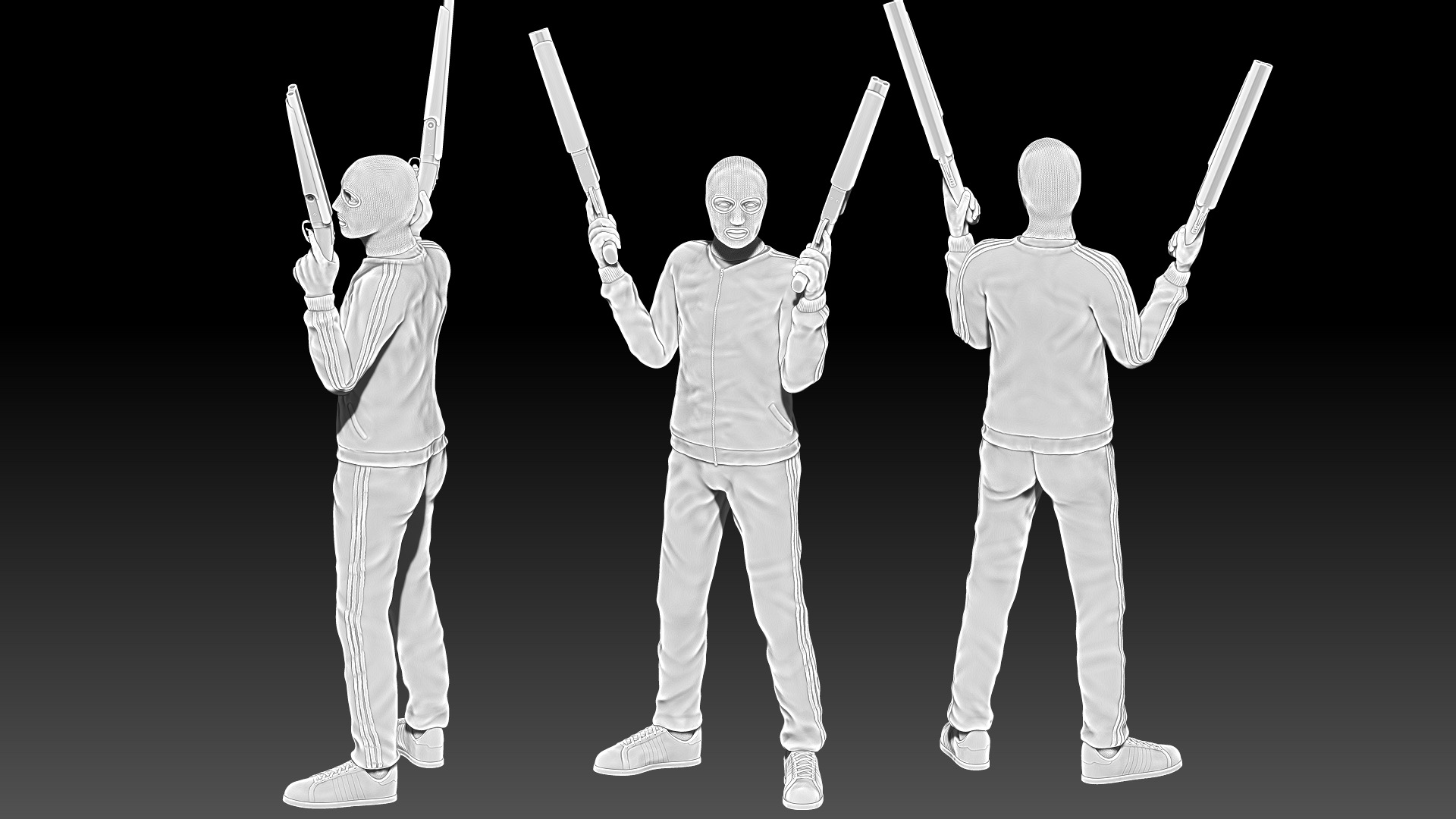Soldiers for 3d printing 3D Model Collection_30