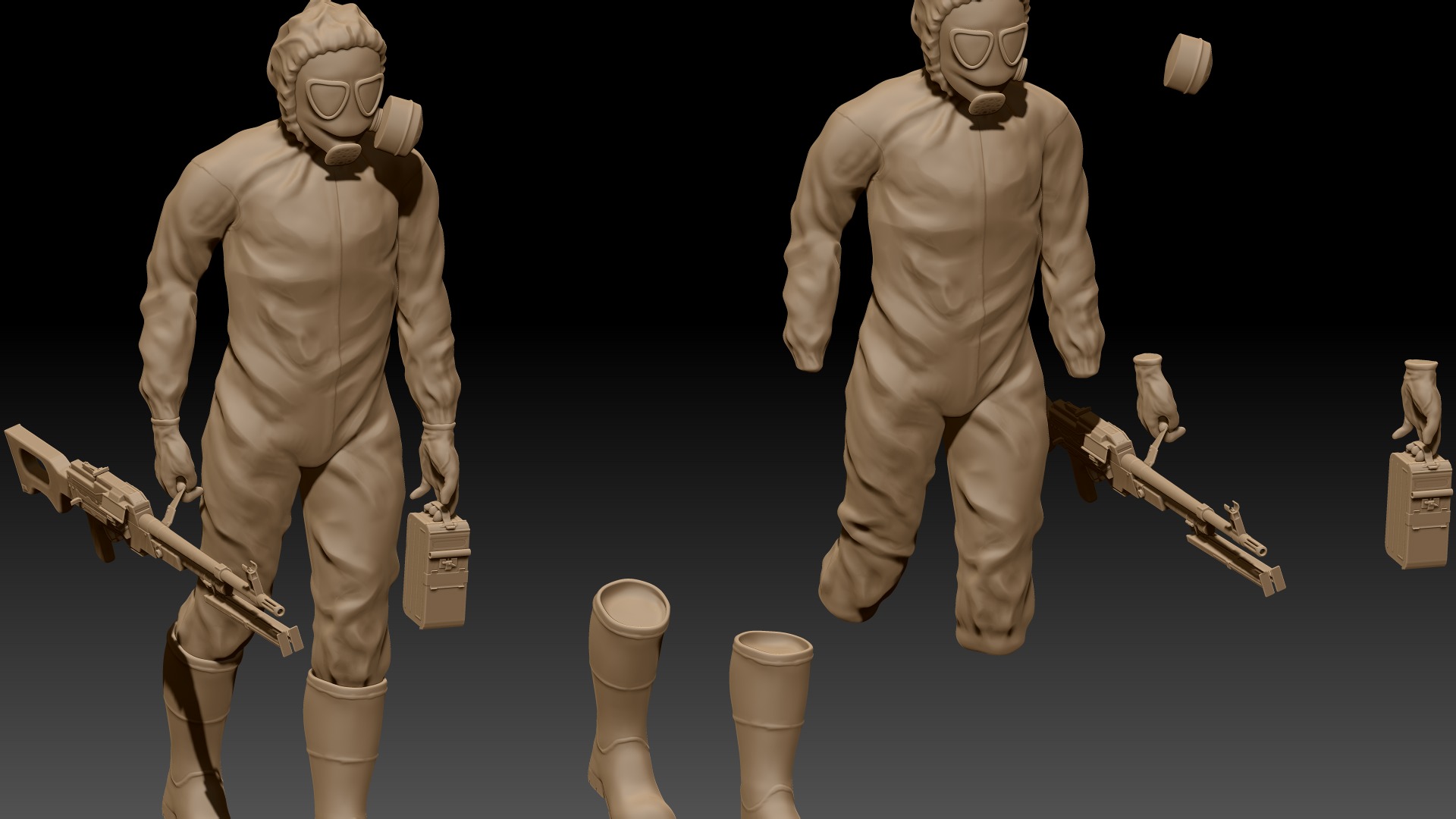 Soldiers for 3d printing 3D Model Collection_37