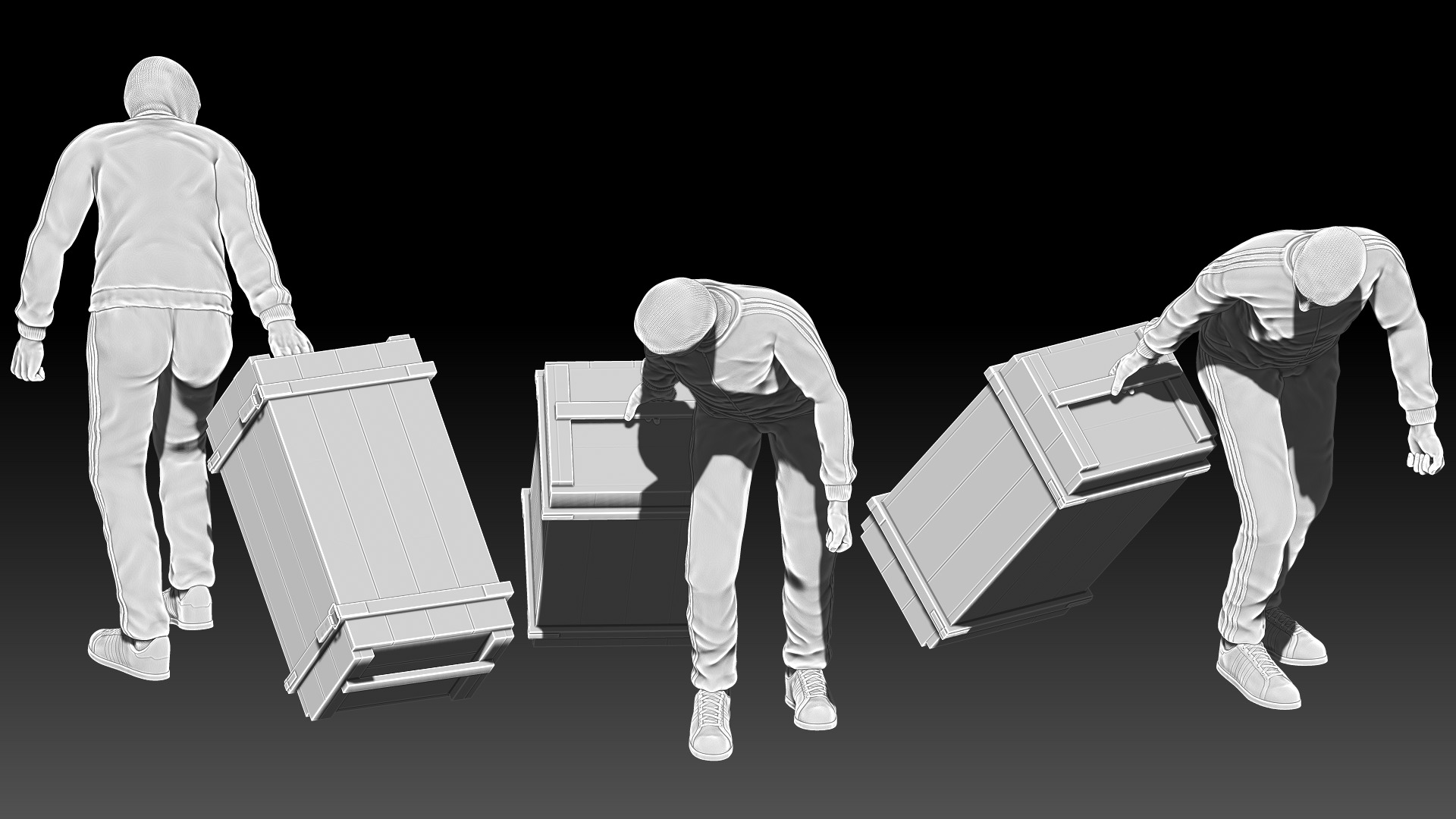 Soldiers for 3d printing 3D Model Collection_33