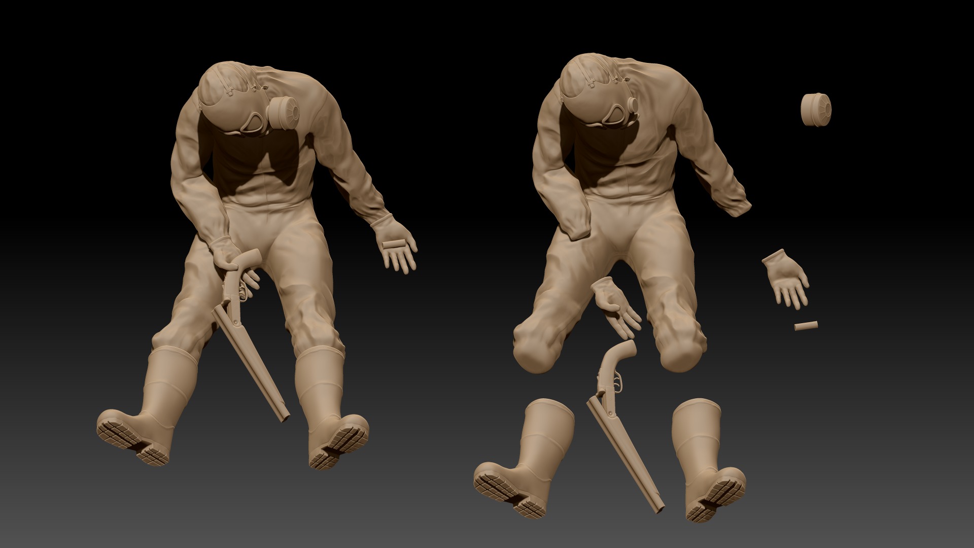 Soldiers for 3d printing 3D Model Collection_36