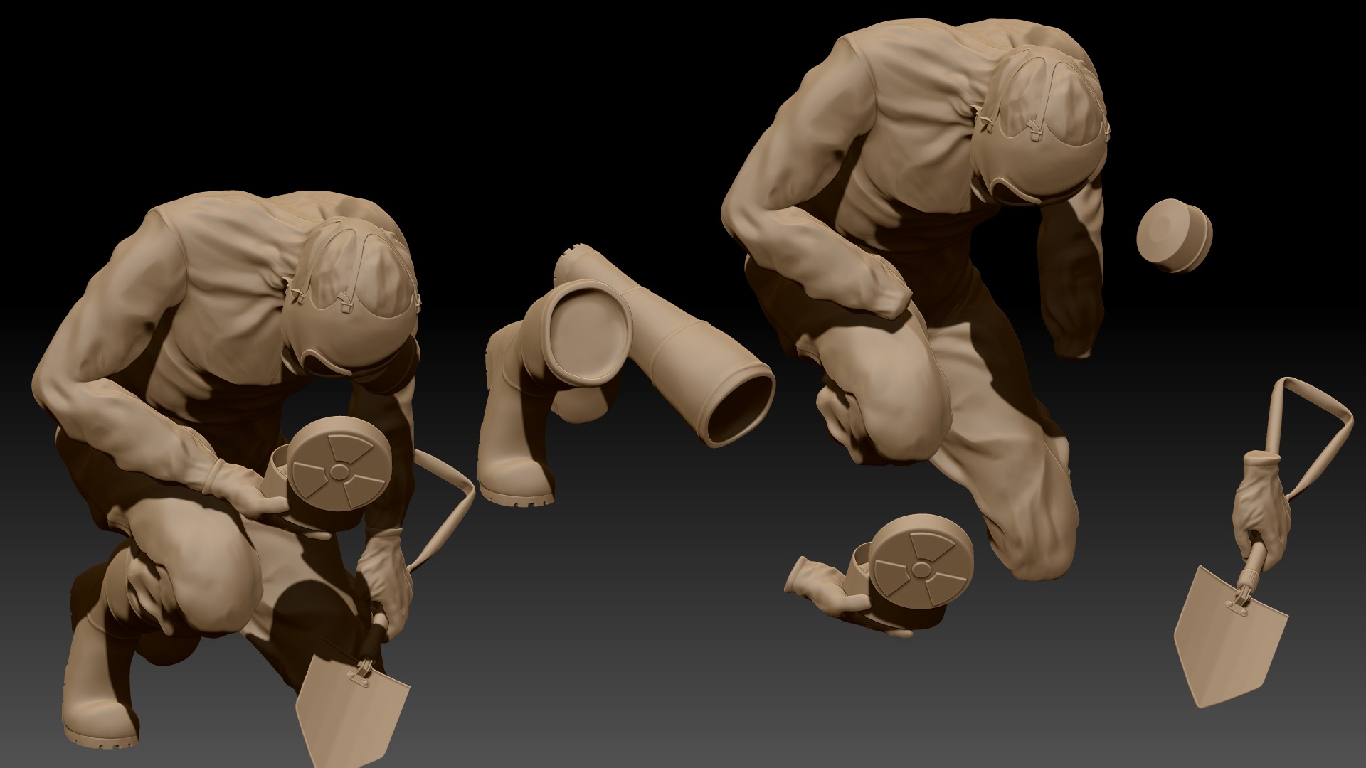 Soldiers for 3d printing 3D Model Collection_41