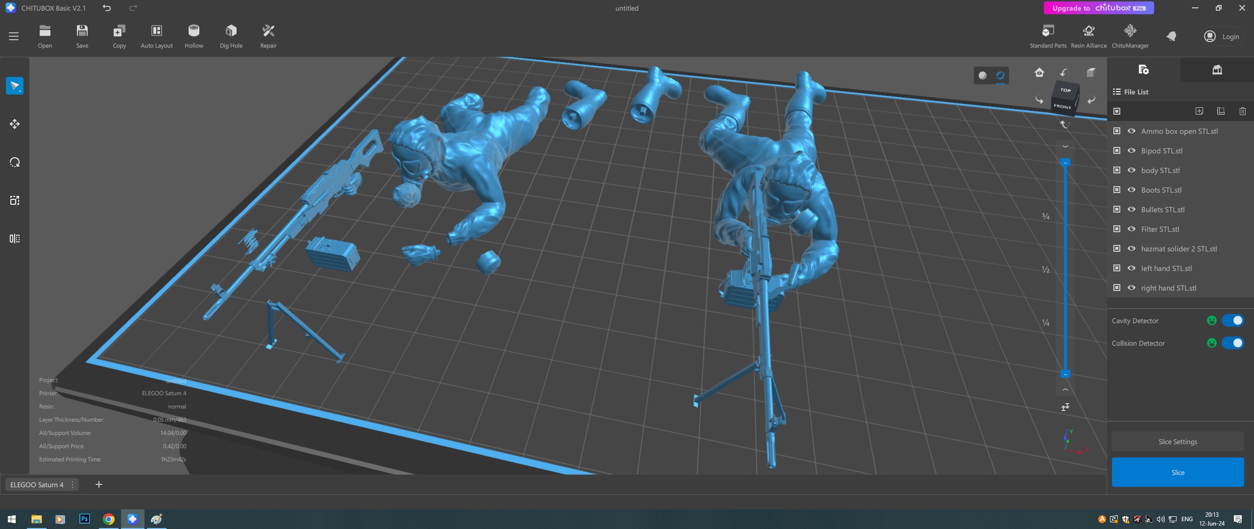 Soldiers for 3d printing 3D Model Collection_22
