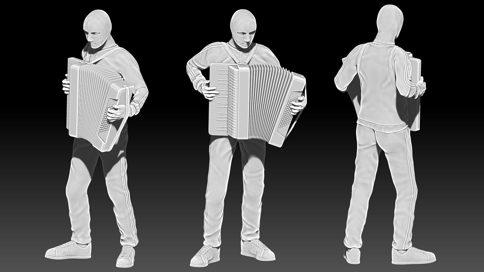 Soldiers for 3d printing 3D Model Collection_32