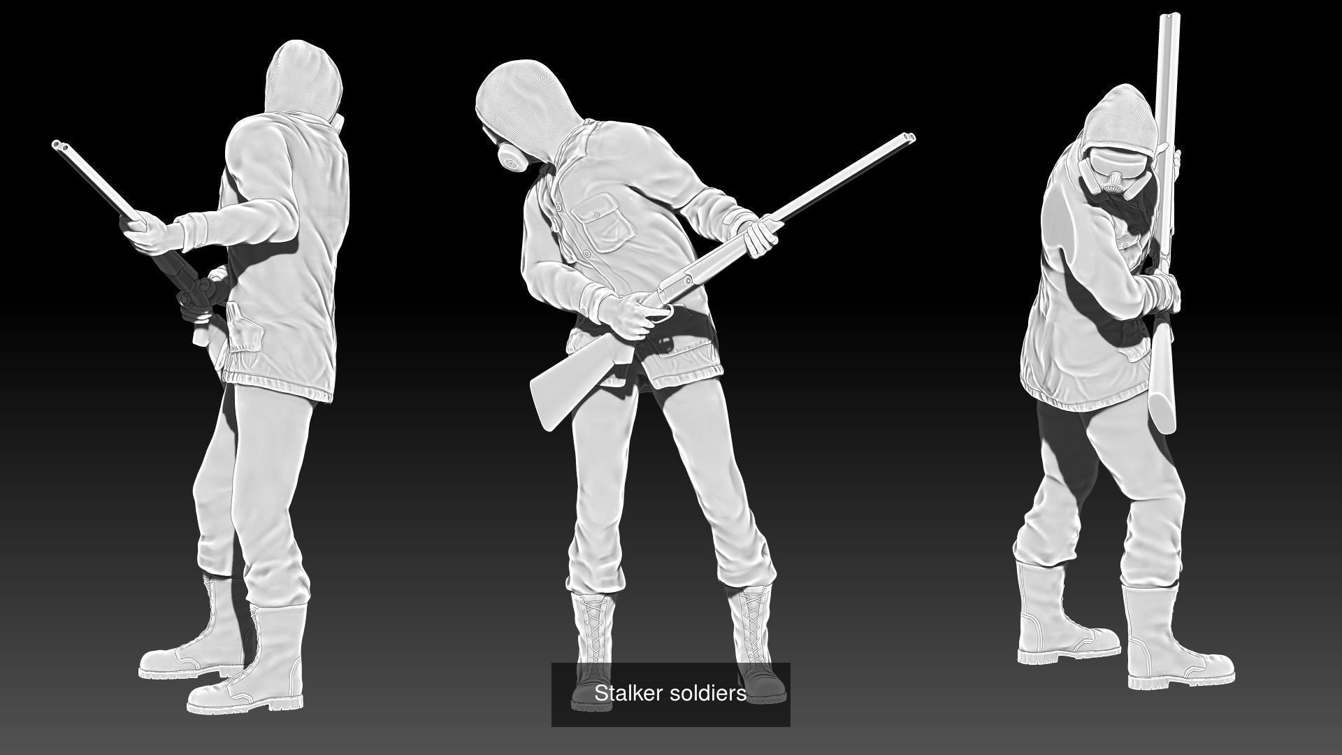 Soldiers for 3d printing 3D Model Collection_6
