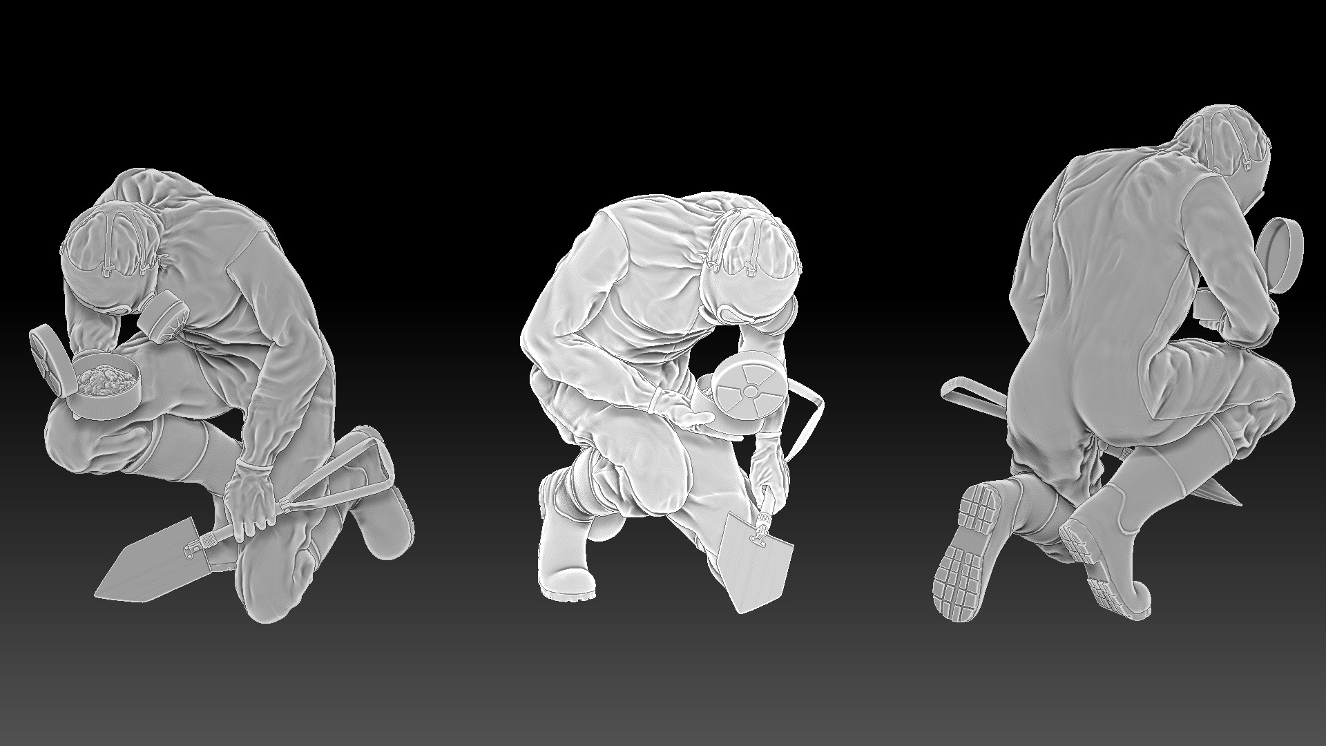 Soldiers for 3d printing 3D Model Collection_39