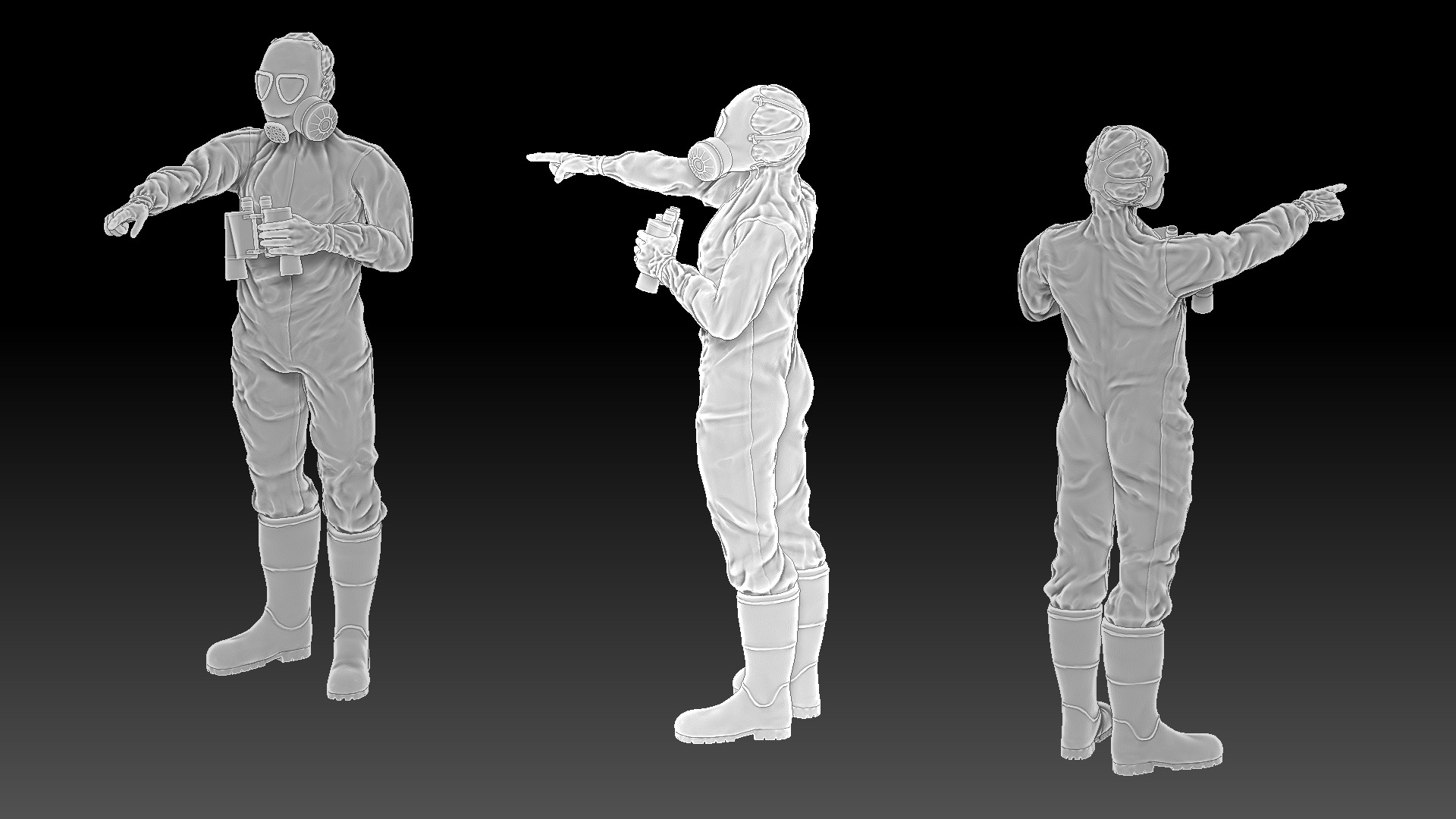 Soldiers for 3d printing 3D Model Collection_50