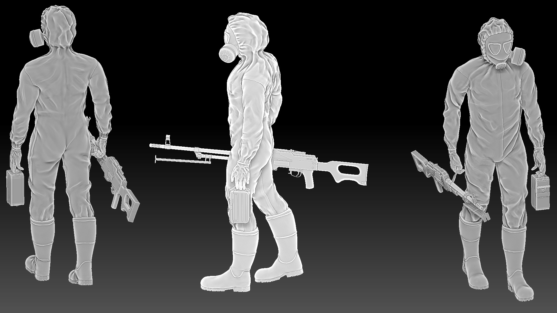 Soldiers for 3d printing 3D Model Collection_48