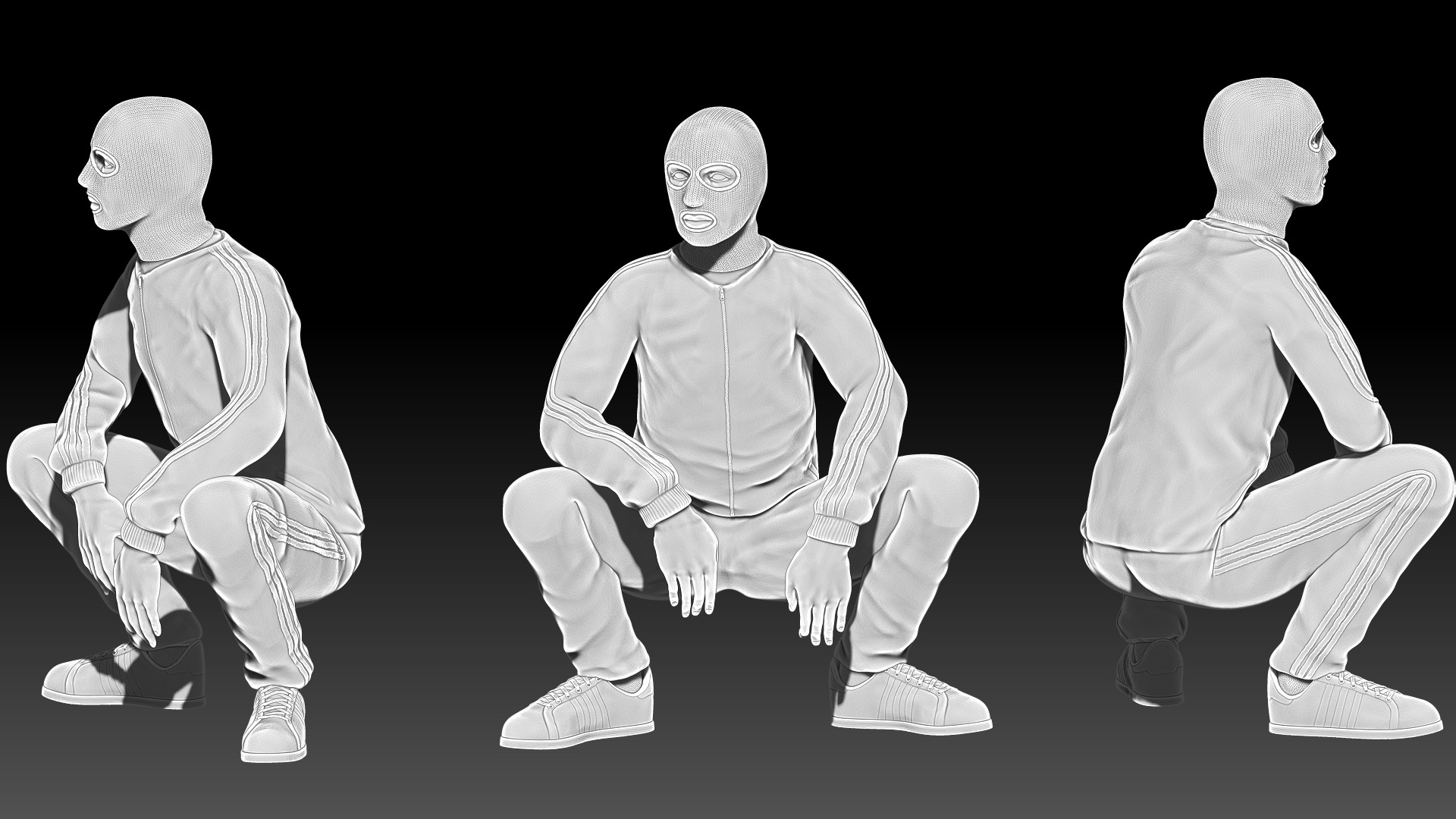 Soldiers for 3d printing 3D Model Collection_31