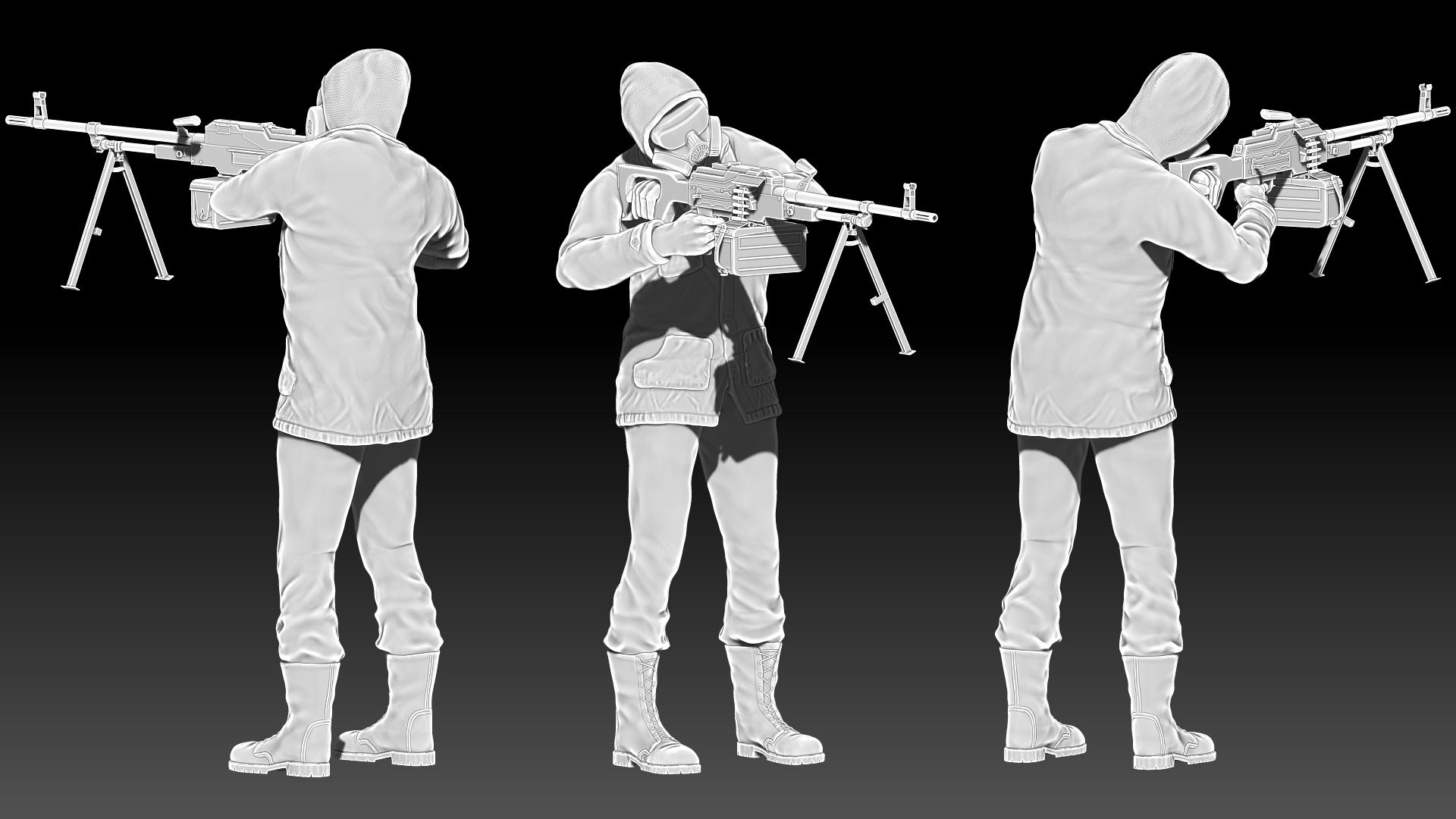 Soldiers for 3d printing 3D Model Collection_46