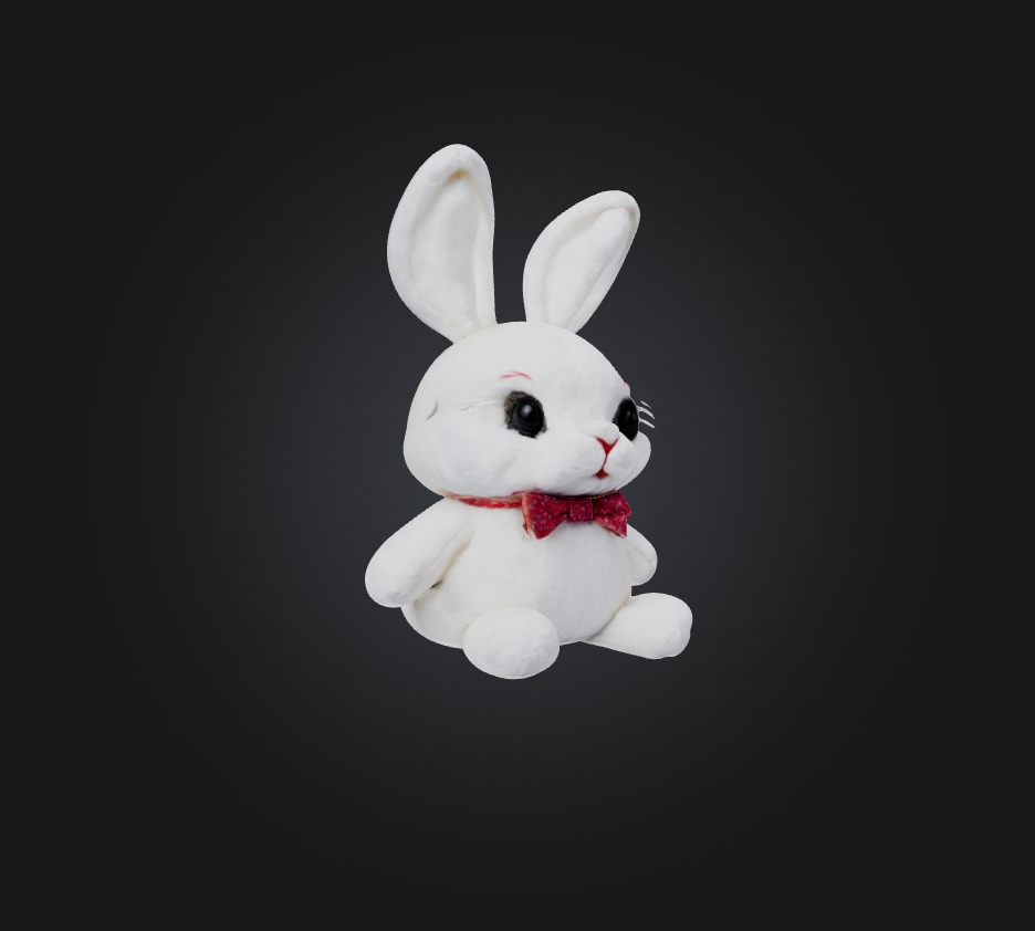 toy rabbit 2 3D model_2