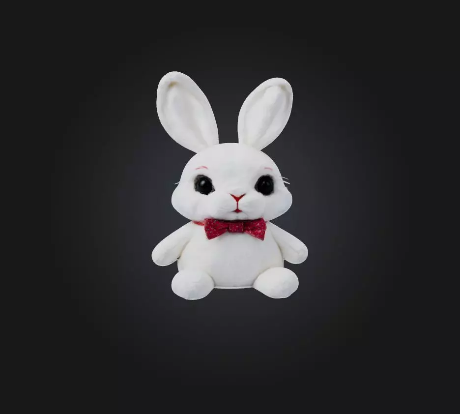 toy rabbit 2 3D model_0
