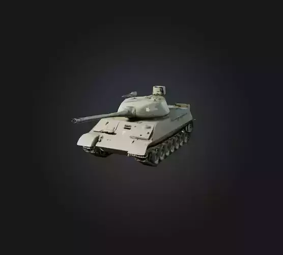 tank model Low-poly 3D model