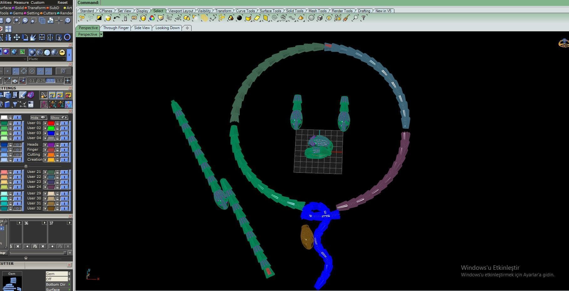 bvulgari set 3D print model_8