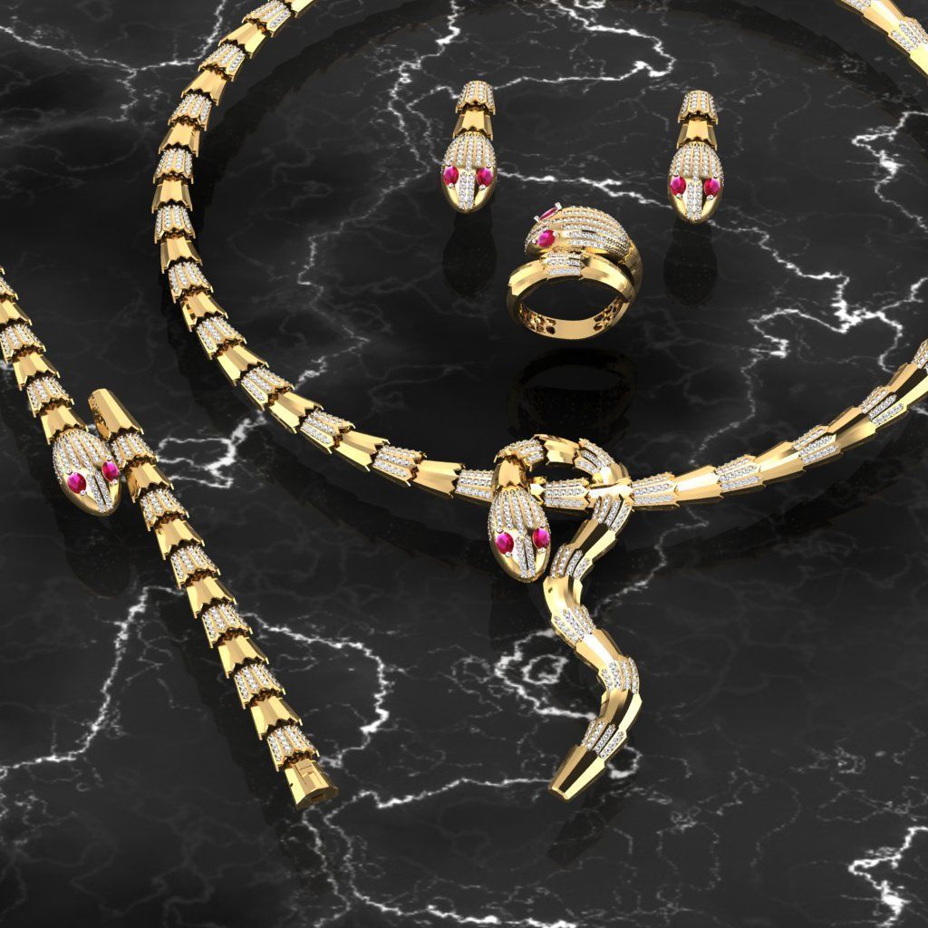 bvulgari set 3D print model_2