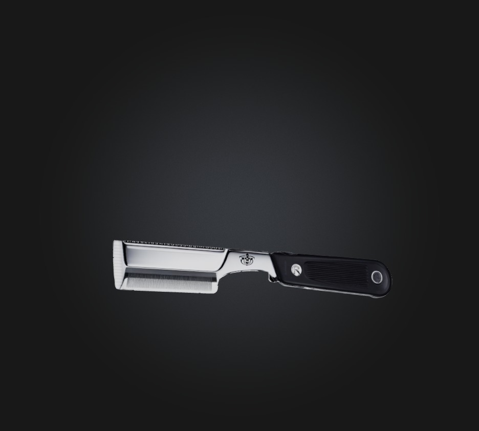razor Low-poly 3D model_2