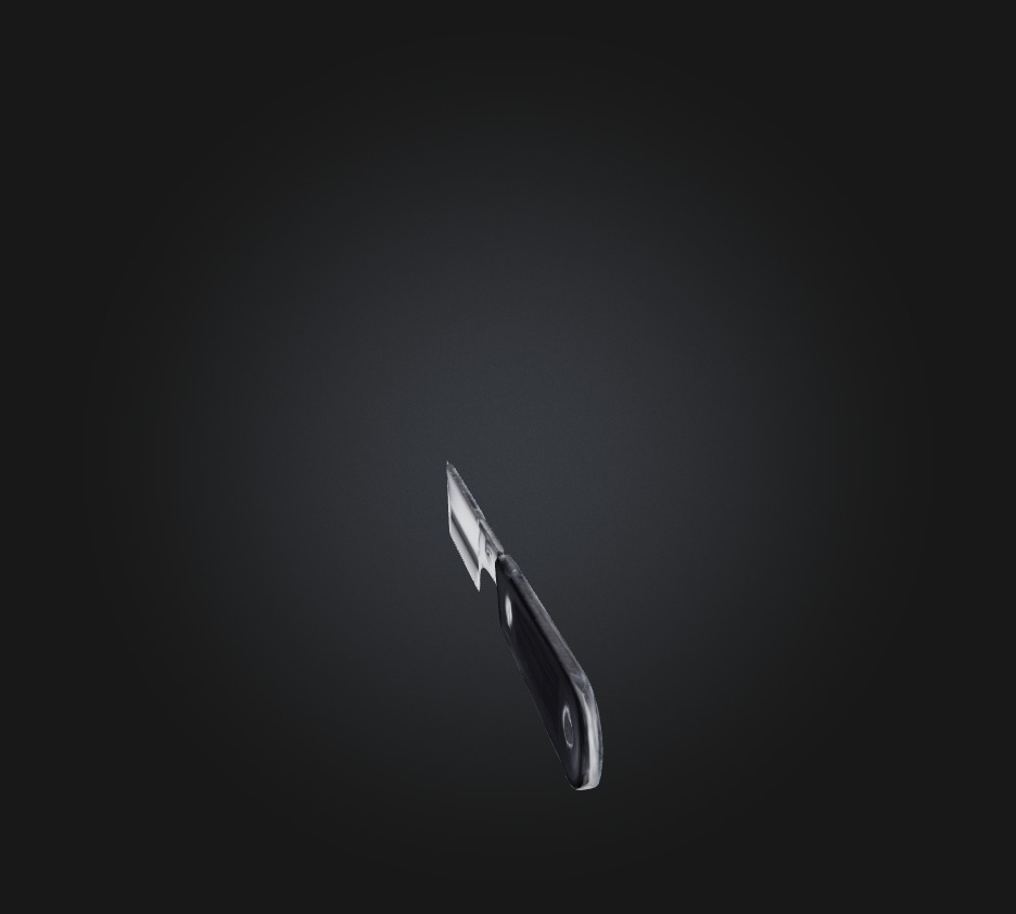 razor Low-poly 3D model_8